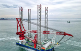 第四代+”自航自升式海上風電施工平臺“港航平 5”啟航奔赴作業(yè)現(xiàn)場