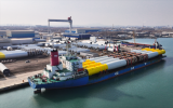 大金重工海上風(fēng)電項目再獲突破：Nordseecluster A階段首批單樁順利抵達(dá)歐洲